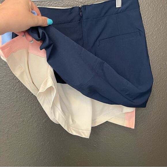 Lady Hagen Women's Side Stripe Woven 17'' Golf Skort - Picture 8 of 13